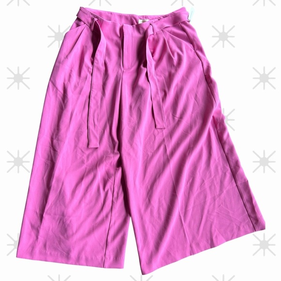 NWT Maeve by Anthropologie Bright Pink Trousers Size 14T - Picture 1 of 6